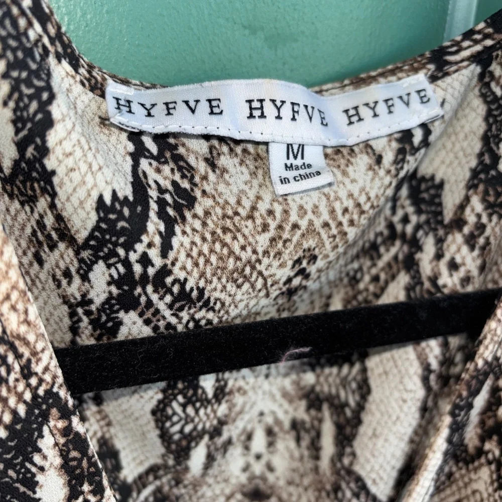 Hyfve medium snake skin print dress